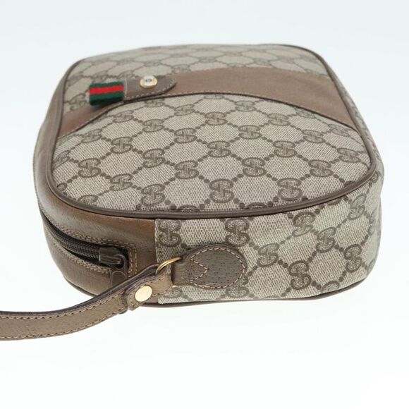 Gucci Sherry Beige Canvas Clutch Bag (Pre-Owned) - Picture 12 of 16